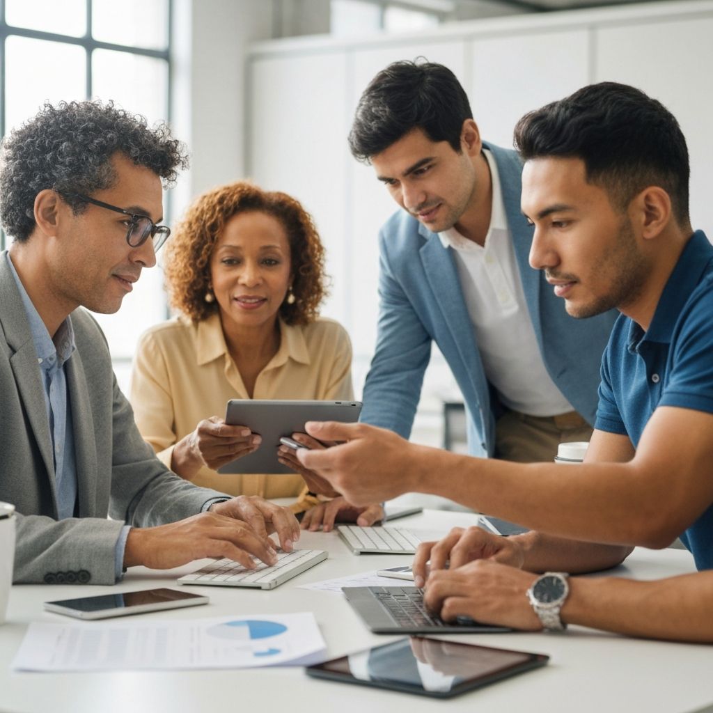 Automate Leads team working on digital marketing